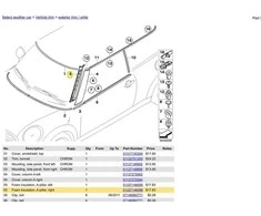 BMW MINI R55 R56 Putų izoliacija, A statramstis, dešinysis originalus 51337146096
