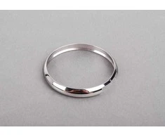 BMW MINI R55 R56 R57 Metalinis chromuotas žiedas raktų dėklui originalus 61313456374