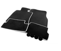 Bmw Mini R56 R56 Lci Velours Grindų Kilimėliai Carbon Juodas Baltas Originalus 51477356867