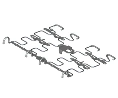 BMW MINI R56 priekinės sėdynės rėmo spyruoklė Originali 52102752616