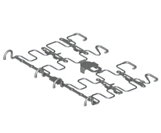 BMW MINI R56 priekinės sėdynės rėmo spyruoklė Originali 52102752616