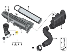 Bmw Mini R56 R55 R57 R58 R59 R60 R61 Faltenbalg Originalus 13717563812