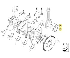 BMW MINI R56 R55 Variklio Apsauga Originalus 11247588267