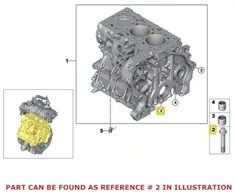 BMW Mini tikro variklio alkūninio veleno pagrindinio guolio dangtelio varžtas 11118604584