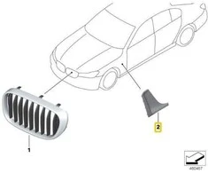 BMW Naujas Originalus 7 Serijos G11 G12 14-18 Apdailos Oro Kanalo Šoninė Sienelė Dešinė 7347378 OEM