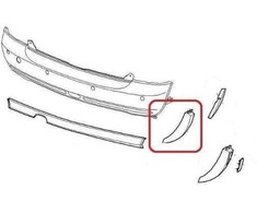BMW Naujas originalus MINI R50 R52 04-07 galinis apatinis bamperio apdailos spoileris dešinė 7127966 OEM