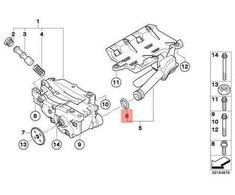 BMW O Žiedo 1 E81 E87 E88 3 E46 E90 E91 E92 E93 5 E60 E61 X1 E84 Z4 E85 Originalus 11417507756