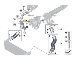 BMW O Žiedo 3 F30 F31 F34 4 F32 F33 F36 5 F07 F10 F11 G30 G31 Originalus 07119907495