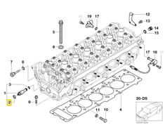 BMW O Žiedo E46 E39 Z3 Z4 Z8 Originalus 11411306082