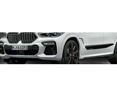 BMW OEM M Performance G06 X6 2020 Frozen Juodas Stripe Decals Foil Application Original 51142469098