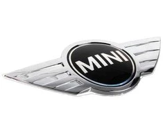 BMW Originalus F55 bagažinės dangčio chromuotas MINI emblemos ženklelis OEM 51147026186