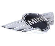 BMW Originalus F55 bagažinės dangčio chromuotas MINI emblemos ženklelis OEM 51147026186