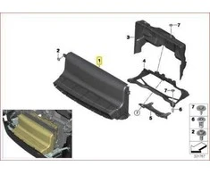 Bmw Oro Gamyklų Vėdinimo Kanalas I3 I01 51747296811