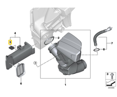 BMW Oro Pavo Oro Duct Insulator G20 G21 13718488035