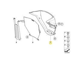 BMW Oro Pūsimo Vamzdis K1200 K1300 17117673162