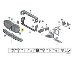 Bmw Oro Sklendės Viršuje 5 G30 G31 51747497283