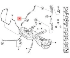 Bmw Oro Ventilių Vamzdis 1 E81 E87 E88 E82 16126764053