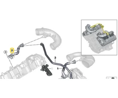 BMW Oro Ventilių Vamzdis 5 G30 7 G11 G12 8 G14 G15 X5 G05 X7 G07 Originalus 11158669133