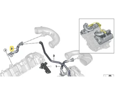 BMW Oro Ventilių Vamzdis 5 G30 7 G11 G12 8 G14 G15 X5 G05 X7 G07 Originalus 11158669133