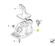 BMW Pavarų Dėžės Pavarų Perjungimo Jungiklis E60 E61 E63 E64 61319213650