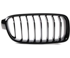 BMW F30 F31 Priekinis Juodas Blizgus Ornam Grille Originalus 51712240778