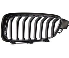 BMW F30 F31 Priekinis Juodas Blizgus Ornam Grille Originalus 51712240778