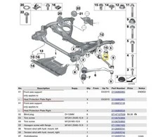BMW F20 F21 F30 F31 F32 F33 F34 F36 Originalus 31126852991