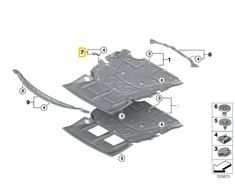 Bmw Priekinio Variklio Apatinis Korpuso Laikiklis Originalus 51757241820