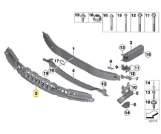 Bmw Priekinis Amortizatorius 3 F30 F80 M3 F31 F82 M4 Originalus 51118054185