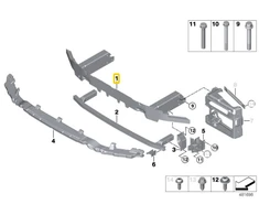 Bmw Priekinis Nešikas X3 G01 X4 G02 Originalus 51117399911