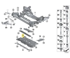 Bmw Priekinis Stabdžių Atramos Atramušas 3 G20 G21 Originalus 31106885881