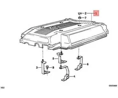 Bmw Profildichtung 5 E34 7 E32 Originalus 11611747650