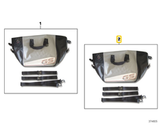 BMW R 1200 GS Innentasche Aluminiumtopcase Originalus 77438543194