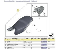 Bmw R 1200 Gs R 1250 Gs Žemos Sėdynės Komplektas Originalus 52538564243