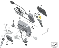 BMW R 1200 GS Laikiklis Užrakto Originalus 65908524465