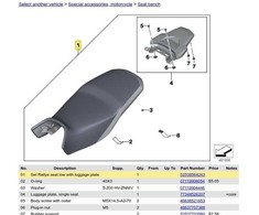 Bmw R 1200 Gs R 1250 Gs Žemos Sėdynės Komplektas Originalus 52538564243
