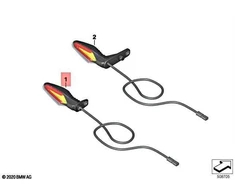 Bmw R 1250 GS Multifunkcinis Rodiklis Originalus 63231539680