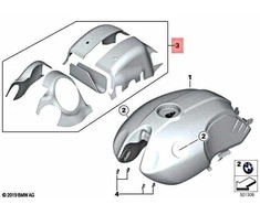 BMW R NineT Pure Scrambler Rinkinys Apsauginė Plėvelė NuO Karščio Originalus 16118543475