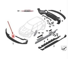 Bmw Dešinysis Adapteris Mini Countryman Paceman Originalus 51119810626