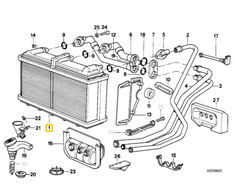 Bmw Radiatorius E34 E32 E31 1987 1996 Originalus 64118372523