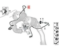 Bmw Reguliavimo Lambdos Jutiklis 5 G30 7 G11 G12 Originalus 11788650474