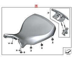 BMW Rider's Scrambler Custom Comfort Seat Original 77348546218