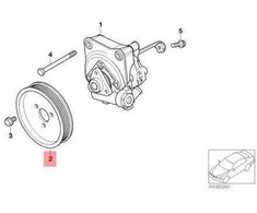 BMW Riemenscheibe 3 E46 Z3 E36 Z4 E85 E86 Originalus 32427830838