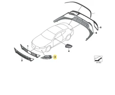BMW Dešinės Pusės Baigtuvas G14 G15 51118074806