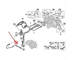 BMW Ryšio Linija 5 F10 6 F06 Gran Coupe Originalus 11537843273