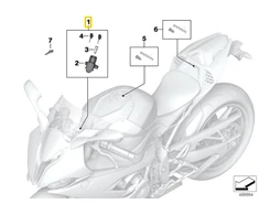 Bmw S 1000 Rr Uniform Locking System Originalus 51258406089