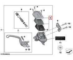 Bmw S 1000 Xr K49 2014 2019 Galimos Variklio Stiklinio Išsiplėtimo Bakelio Dangtelis Originalus 32728561583