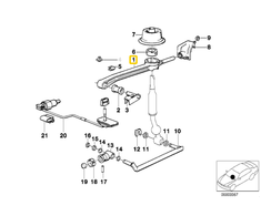 Bmw Schaltarm E30 E23 25111220759 Originalus