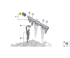 BMW Sensor, high-pressure Originalus 13538631820 1' F40 (05/2018 — 12/2019) 2' F44 Gran Coupé (10/2018 — 12/2019) 2' F45 Active Tourer LCI (05/2017 — 12/2019) 2' F46 Gran Tourer (10/2016 — 02/2018) 2' F46 Gran Tourer LCI (05/2017 — 12/2019) 3' G20 (10/2017 — 12/2019) 3' G21 (06/2018 — 12/2019) 5' G
