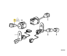 Bmw Signalo Rodiklio Valdymo Svoris Z3 E36 1994 2002 Originalus 61316905026